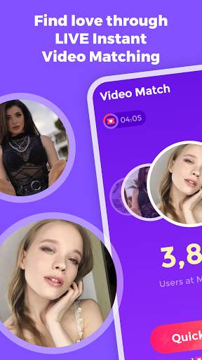 CuteU - Video match to find special friends screenshot 1