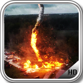 Fire Tornado Wallpaper icon