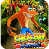 Adventure Crash bandicot Jungle Run icon