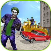 Killer Clown Attack Crime City Destruction Pranks icon