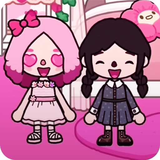 Toca Wednesday Boca Addams icon