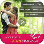 My Photo Love Lyrical Video Status Maker icon