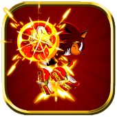 Super Sonic Da Shadow : Fast Speed Run Adventure icon