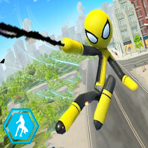 Flying Spider Stickman Hero icon