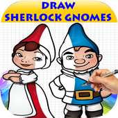 How To Draw Sherlock Gnomes Characters icon