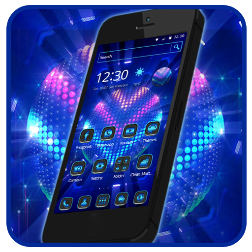 Bright LED Lights 2D android Theme &amp; wallpaper icon