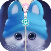 Fluffy Zipper Lock Screen icon