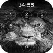 angry lion lock screen keypad