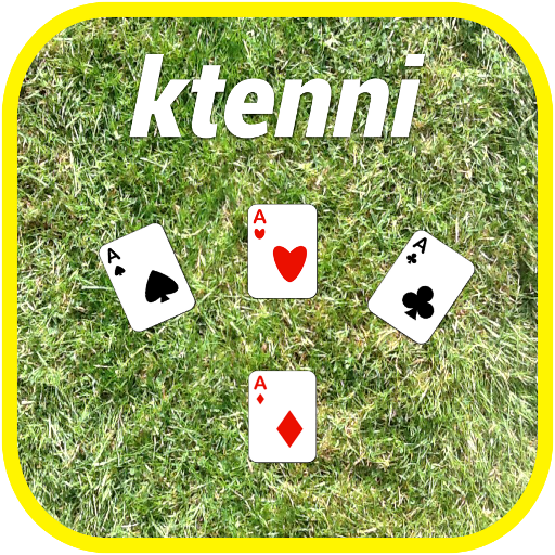 Playing card tennis (ktenni) icon