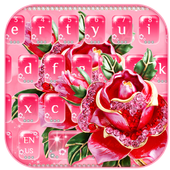 Pink Diamond Roses Keyboard icon