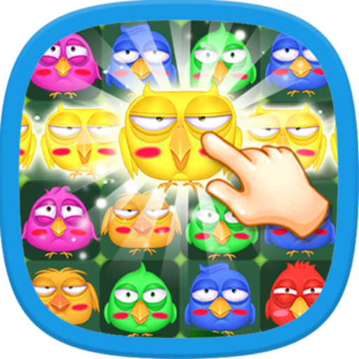 Jewels Birds Pop Rescue - New Angry Panda Crush icon