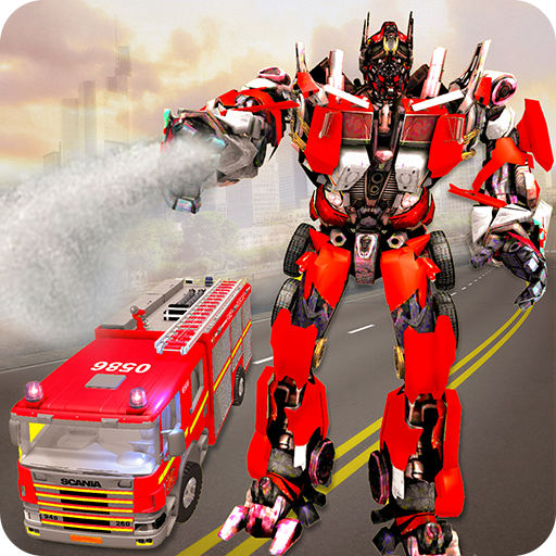 Robot Transformation Fire Truck: Real Robot Wars icon