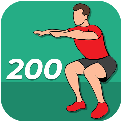 200 Squats Workout Challenge icon