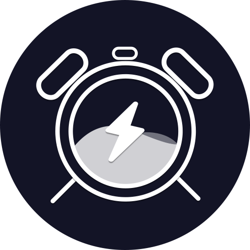 Stop Over Charging -Full battery alert alarm icon