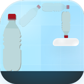 Filp  water bottle challenge icon