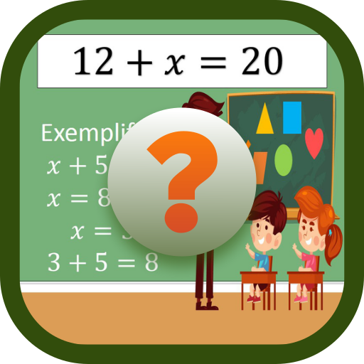 Equações lineares - adivinhe o valor de x icon