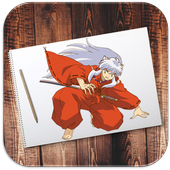 How to Draw Inuyasha icon