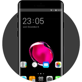 Theme for iPhone 7 Fans ios 11 Style Pink Skin icon
