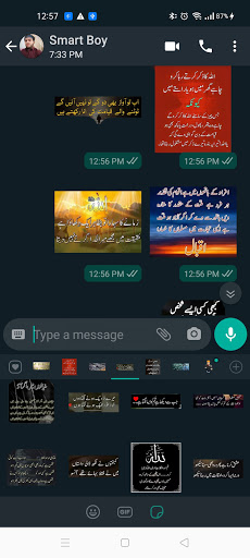 Urdu Poetry Stickers for WhatsApp screenshot 3