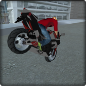traffic moto racing 3D icon
