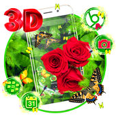 3D Rose Parallax Launcher Theme🌹 icon