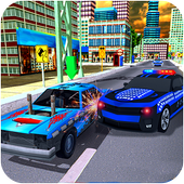 Police Cars &amp; Jeep Crime Chase 2018 icon