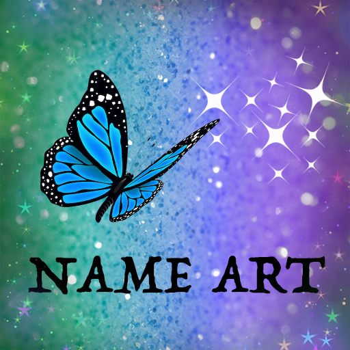 Glitter Name Art Maker icon