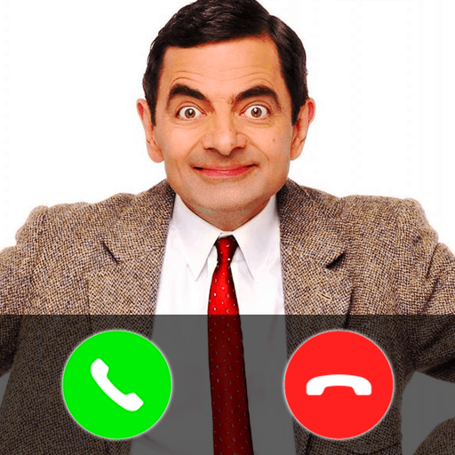 Mr Bean fake video call joke icon