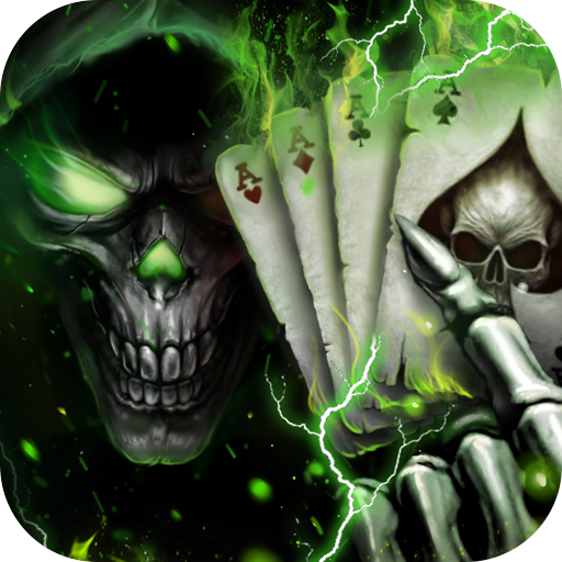 3D Poker Skull Theme Launcher icon