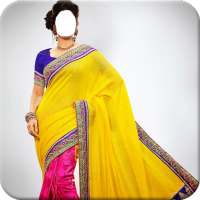 Beautiful Women Sarees Frame on 9Apps