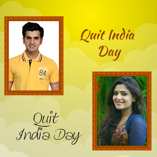 Quit India Day Photo Collage Album icon