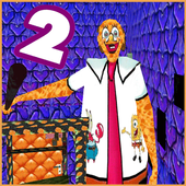 Sponge 2 Granny Mod Horror Game: Scary Yellow أيقونة