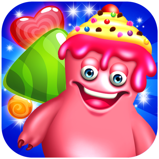 Crush Frozen Candy : Match 3 Puzzle Game أيقونة