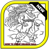 How to draw dragon ball icon
