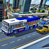 👮 Cop Coach Bus Driving Games : Real Police Games icon
