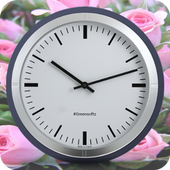 Rose Analog clock wallpapers icon