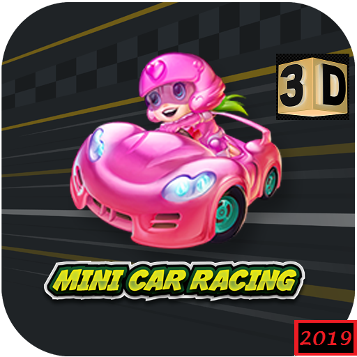 Cartoon Mini Car Racing in 3D icon