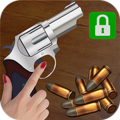 Pistol Gun Lock Screen Prank icon