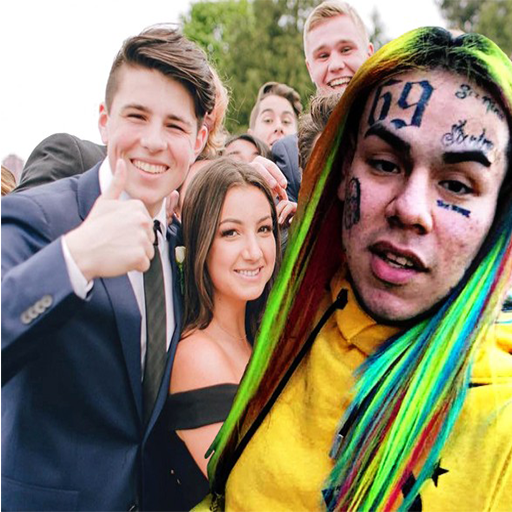 Take selfie with 6ix9ine icon