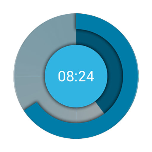 Holo Clock Widget icon