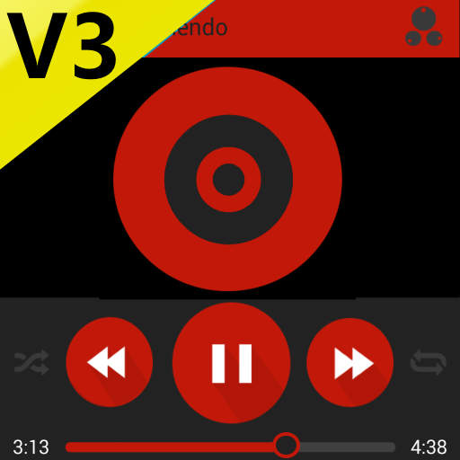 SKIN PLAYERPRO V3 MATERIAL RED icon