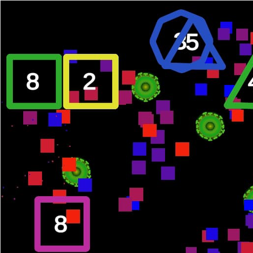 Break shapes - a ball game icon