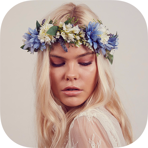 Crown Photo Ediot - Wear Flower Tiara icon