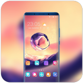 Theme for abstract water ball wallpaper icon