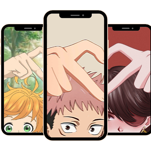 Matching anime wallpaper heart icon