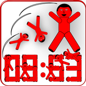 Clockrobats! Table/Desk Clock أيقونة