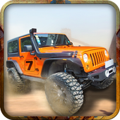 Off-road racing car icon