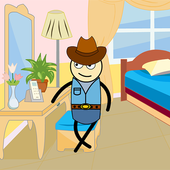 Rooms Stickman icon
