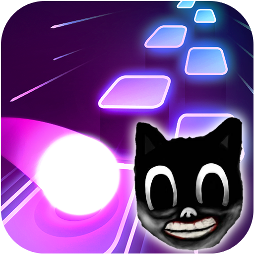 Cartoon cat - Hop tiles rush icon