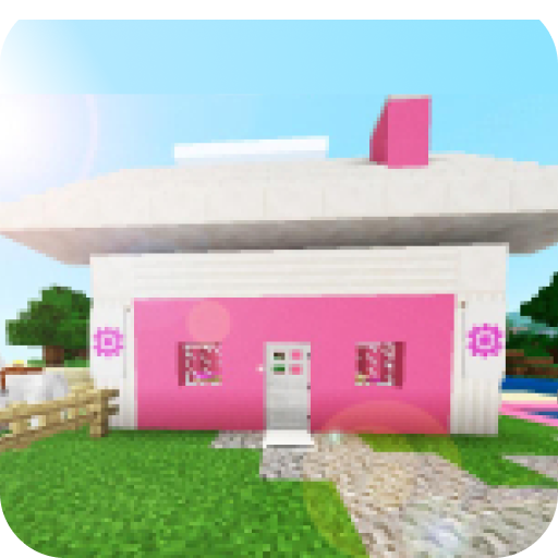 Pink mansion for minecraft icon